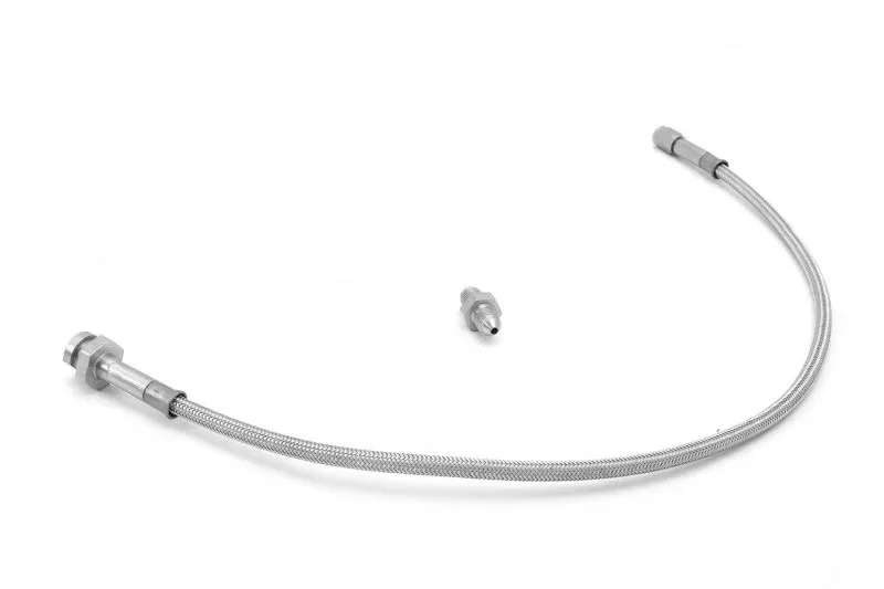 Rugged Ridge Brake Hose Kit, Front, Stainless Steel, Drum; 76-78 Jeep CJ5/CJ7 Jeep 1976-1978 - 16734.04