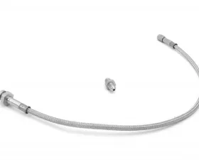 Rugged Ridge Brake Hose Kit, Front, Stainless Steel, Drum; 76-78 Jeep CJ5/CJ7 Jeep 1976-1978