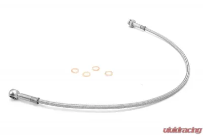 Rugged Ridge Brake Hose Kit, Front, Stainless Steel; Jeep Wrangler YJ 1987-1995 - 16734.07