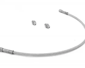 Rugged Ridge Brake Hose Kit, Rear, Braided Stainless Steel; 67-73 Jeep CJ Jeep 1966-1973