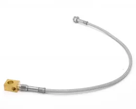 Rugged Ridge Brake Hose Kit, Rear, Braided Stainless Steel; Jeep Wrangler YJ 1987-1995