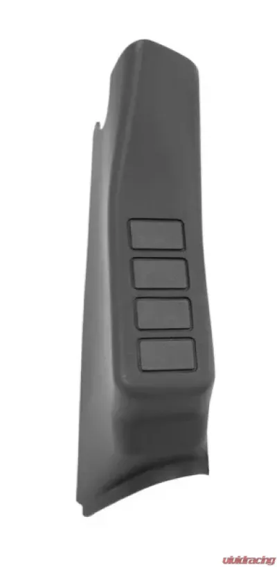 Rugged Ridge Switch Pod Kit, A-Pillar, 4 Switches, Black, RHD; 07-10 Wrangler JK Jeep Wrangler 2007-2010 - 17235.57