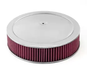 Rugged Ridge 14 Inch Air Cleaner Assembly Chrome 4 Barrel Carburetors Jeep