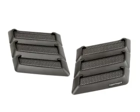 Rugged Ridge Hood Vent Kit, Performance, Black; 97-18 Jeep Wrangler JK Jeep Wrangler 1997-2018