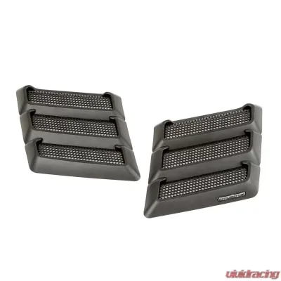 Rugged Ridge Hood Vent Kit, Performance, Black; 97-18 Jeep Wrangler JK Jeep Wrangler 1997-2018 - 17759.09