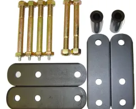 Rugged Ridge Suspension Leaf Spring Shackle Kit, Front, 1 Inch Lift; 87-95 Wrangler Jeep Wrangler 1987-1995