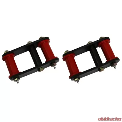 Rugged Ridge Suspension Leaf Spring Shackle Kit, Front, 1 Inch Lift, HD; 87-95 YJ Jeep Wrangler 1987-1995 - 18265.16