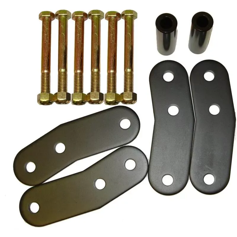 Rugged Ridge Suspension Leaf Spring Shackle Kit, Rear, 1 Inch Lift, HD; 87-95 YJ Jeep Wrangler 1987-1995 - 18265.17