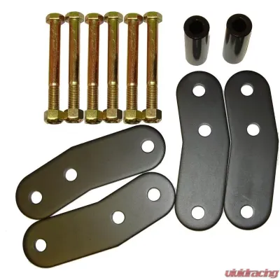 Rugged Ridge Suspension Leaf Spring Shackle Kit, Rear, 1 Inch Lift, HD; 87-95 YJ Jeep Wrangler 1987-1995 - 18265.17