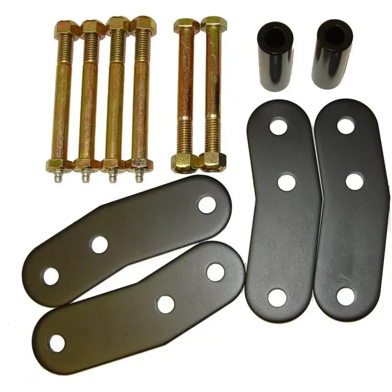 Rugged Ridge Suspension Leaf Spring Shackle Kit, Rear, 1 Inch Lift, HD; 87-95 YJ Jeep Wrangler 1987-1995 - 18265.18