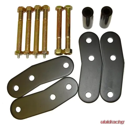 Rugged Ridge Suspension Leaf Spring Shackle Kit, Rear, 1 Inch Lift, HD; 87-95 YJ Jeep Wrangler 1987-1995 - 18265.18