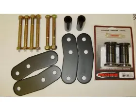 Rugged Ridge Suspension Leaf Spring Shackle Kit, Rear, 1 Inch Lift, HD; 87-95 YJ Jeep Wrangler 1987-1995