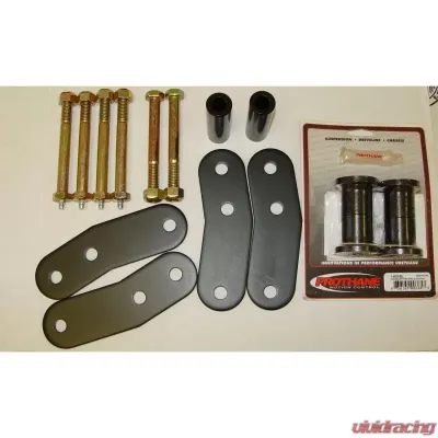 Rugged Ridge Suspension Leaf Spring Shackle Kit, Rear, 1 Inch Lift, HD; 87-95 YJ Jeep Wrangler 1987-1995 - 18265.19