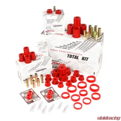 Rugged Ridge Suspension Bushing Kit, Polyurethane, Red; 84-01 Jeep Cherokee XJ Jeep Cherokee 1984-2001 - 18350.04