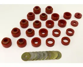 Body Mount Kit, Red, 22 Pieces, 1987-1995 YJ by Rugged Ridge Jeep Wrangler 1987-1995