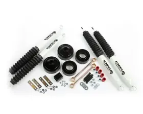 Rugged Ridge Suspension Lift Kit, Spacer, 1.75 Inch, Shocks; Jeep Wrangler JK 2007-2018