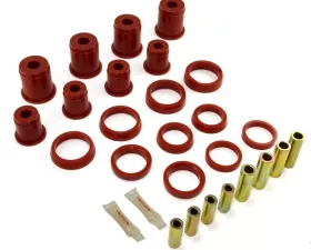 Rugged Ridge Suspension Control Arm Bushing Kit, Front, Red; 84-01 Jeep Cherokee XJ Jeep