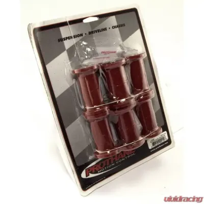 Rugged Ridge Suspension Leaf Spring Bushing Kit, Red; Jeep Wrangler YJ 1987-1995 - 18364.03