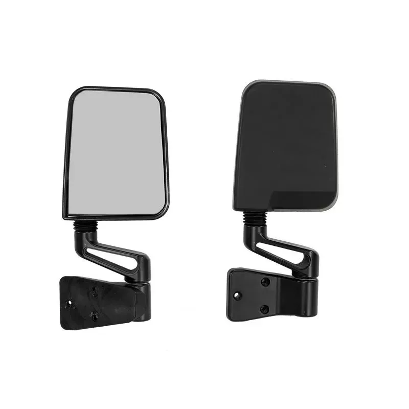 Rugged Ridge Door Mirror Kit, Pair, Black; 87-02 Jeep Wrangler YJ/TJ Jeep Wrangler - 7694