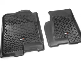 Rugged Ridge All Terrain Floor Liner, Front Pair, Black; 99-06 GM Truck/SUV
