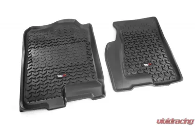 Rugged Ridge All Terrain Floor Liner, Front Pair, Black; 99-06 GM Truck/SUV - 82901.02