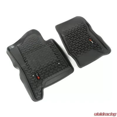 Rugged Ridge All Terrain Floor Liner, Front Pair, Black; 14-18 GM SUV/Truck - 82901.04