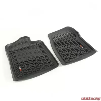 Rugged Ridge All Terrain Floor Liner, Front Pair, Black; 07-13 GM Truck RegCab Chevrolet Silverado 1500 2007-2013 - 82901.21