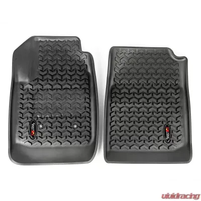 Rugged Ridge All Terrain Floor Liner, Front Pair, Black; 15-17 Colorado/Canyon - 82901.31