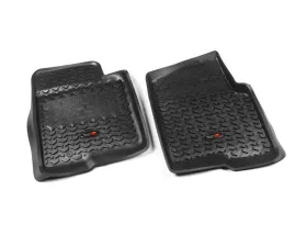 Rugged Ridge All Terrain Floor Liner, Front Pair, Black; 09-10 F-150 Ext/Reg/SC Ford F-150 2009-2010