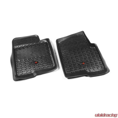 Rugged Ridge All Terrain Floor Liner, Front Pair, Black; 09-10 F-150 Ext/Reg/SC Ford F-150 2009-2010 - 82902.03