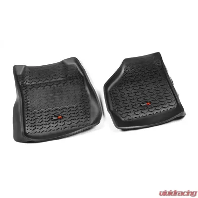 Rugged Ridge All Terrain Floor Liner, Front Pair, Black; 99-07 F250/350 Ford 1999-2007 - 82902.07