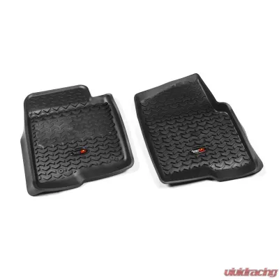 Rugged Ridge All Terrain Floor Liner, Front Pair, Black; 11-14 Ford F-150 Ford Raptor 2011-2014 - 82902.31