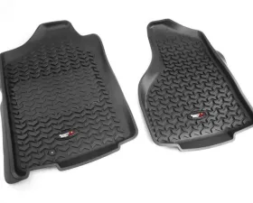 Rugged Ridge All Terrain Floor Liner, Front Pair, Black; 02-11 Ram 1500-3500