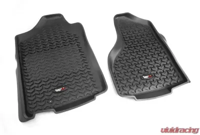 Rugged Ridge All Terrain Floor Liner, Front Pair, Black; 02-11 Ram 1500-3500 - 82903.01