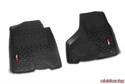 Rugged Ridge All Terrain Floor Liner, Front Pair, Black; 10-18 Ram 1500-3500 Ram 2012-2017 - 82903.08