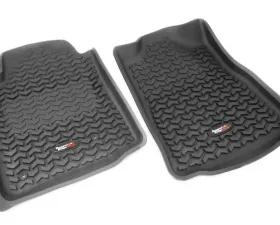 Rugged Ridge All Terrain Floor Liner, Front Pair, Black; 12-15 Toyota Tacoma Toyota Tacoma 2012-2015