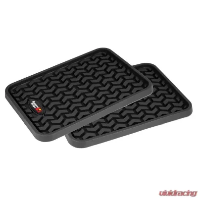 Rugged Ridge All Terrain Floor Liner, Rear Pair, Black, Universal - 82950.01