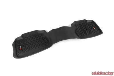 Rugged Ridge All Terrain Floor Liner, Rear, Black; 07-13 Silverado/Sierra 1500 Chevrolet Silverado 1500 2007-2013 - 82951.11
