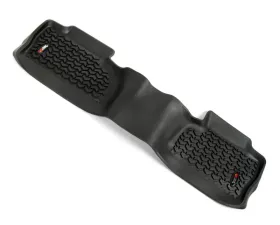 Rugged Ridge All Terrain Floor Liner, Rear, Black; 14-18 GM Truck Crew/Double