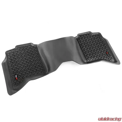 Rugged Ridge All Terrain Floor Liner, Rear, Black; 09-18 Ram 1500-3500 Crew Cab - 82953.11