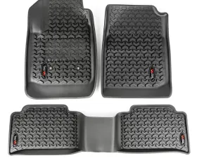 Rugged Ridge All Terrain Floor Liner Kit, Kit, Black; 15-17 Colorado/Canyon