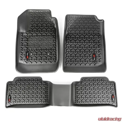Rugged Ridge All Terrain Floor Liner Kit, Kit, Black; 15-17 Colorado/Canyon - 82989.04