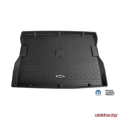 Rugged Ridge All Terrain Cargo Liner, Black, Jeep Logo; 76-95 Jeep CJ7/Wrangler YJ Jeep - DMC-12975.22