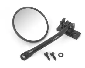 Rugged Ridge Quick Release Mirror Relocation Kit, Black; 97-18 Jeep Wrangler Jeep Wrangler 1997-2018