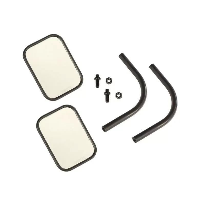 Rugged Ridge Trail Mirror Kit, Rectangular, Pair; 18-20 Wrangler / 2020 Gladiator Jeep - 11025.26