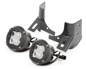 Rugged Ridge Light Kit, Windshield Mounted, Dual Beam, Round; 97-06 Wrangler TJ Jeep Wrangler 1997-2006