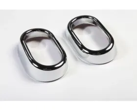 Rugged Ridge Door Handle Trim, Interior, Chrome; 07-10 Jeep Wrangler JK Jeep Wrangler 2007-2010