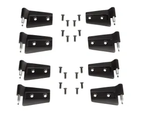 Rugged Ridge Door Hinge Kit, 8 Piece; 07-18 Jeep Wrangler Unlimited JKU, 4 Door Jeep Wrangler 2007-2018