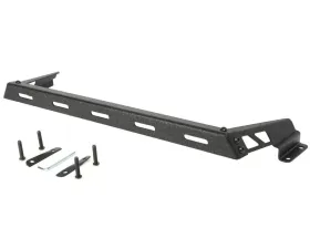 Rugged Ridge Light Bar, Hood Mounted, Textured Black; Jeep Wrangler JK 2007-2018