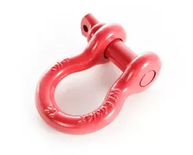 Rugged Ridge D-Ring Shackle, 3/4 inch, 9500 Lb, Red